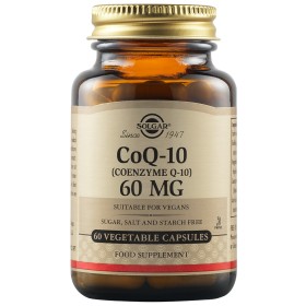 Solgar Coenzyme Q-10 60mg Συμπλήρωμα Διατροφής Συνένζυμο Q-10, 60 Φυτικές Κάψουλες