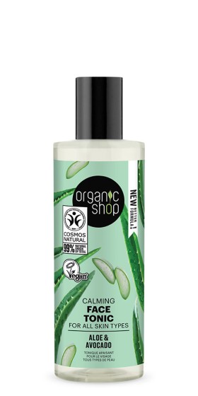 Natura Siberica Organic Shop Καταπραϋντικό Τονωτικό Προσώπου, Αβοκάντο & Αλόη 150ml