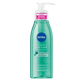 Nivea Derma Skin Clear Anti-Blemish Wash Gel Τζελ Καθαρισμού κατά τ...