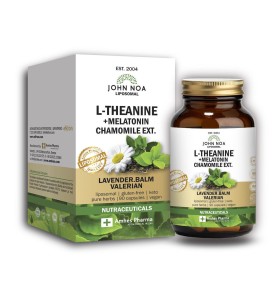 John Noa L-Theanine + Melatonin + Chamomile, Lavender, Balm & Valer...