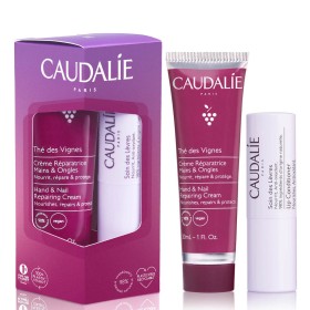 Caudalie Promo The des Vignes Hand and Nail Kρέμα Χεριών 30ml + Lip Conditioner Ενυδάτωση Χειλιών 4.5gr