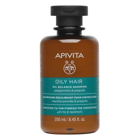 Apivita Holistic Hair Care Σαμπουάν για Ρύθμιση Λιπαρότητας με Μέντ...