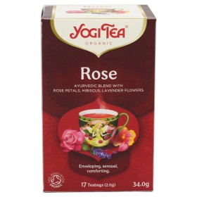 Yogi Tea Rose Τσάι με Τριαντάφυλλο, 17x2.0g