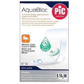 Pic Aquabloc Αυτοκόλλητες Γάζες 15cmx10cm 5 Τεμάχια