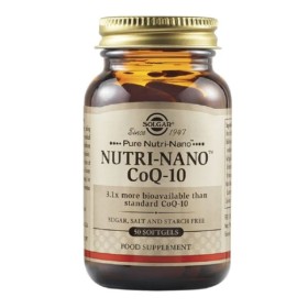 Solgar Συμπλήρωμα Διατροφής Nutri-Nano CoQ-10 3.1x,  50 Φυτικές Κάψουλες