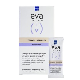 Eva Intima Cervasil Granules Disorders Συμπλήρωμα Διατροφής για Λοίμωξη από HPV, 30 Φακελίσκοι