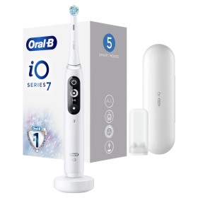 Oral-B IO Series 7 Ηλεκτρική Οδοντόβουρτσα με Χρονομετρητή White Alabaster, 1 Τεμάχιο