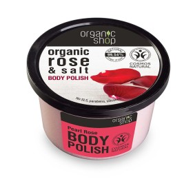 Natura Siberica Organic Shop Body Polish Απολεπιστικό Σώματος Τριαντάφυλλο και Αλάτι, 250ml