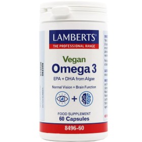 Lamberts Vegan Omega 3 Συμπλήρωμα Διατροφής με Ω-3 Λιπαρά Οξέα, 60caps