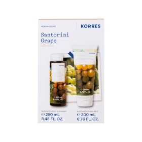 Korres Promo Santorini Grape Body Ritual with Rewening Body Cleanser Αφρόλουτρο 250ml + Body Smoothing Milk Γαλάκτωμα Σώματος 200ml