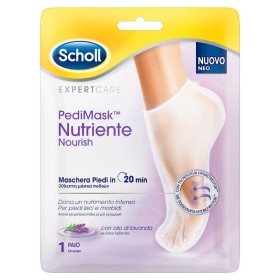 Scholl Nourishing Pedi Mask Lavender Ενυδατική Μάσκα Ποδιών Με Έλαιο Λεβάντας 1 Ζεύγος