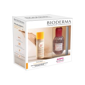 Bioderma PROMO Photoderm Nude Touch SPF50+ Light Αντηλιακή Κρέμα Με Χρώμα 40ml - Sensibio H2O Νερό Καθαρισμού Ντεμακιγιάζ 100ml