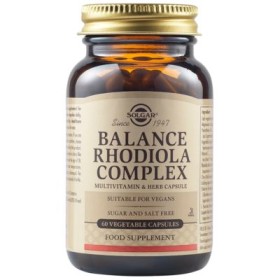 Solgar Balance Rhodiola Complex, 60 Φυτικές Κάψουλες