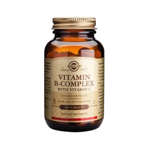Solgar Vitamin B-Complex with Vitamin C Συμπλήρωμα Διατροφής με Σύμ...