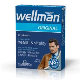 Vitabiotics Wellman Original Πολυβιταμίνη Ειδικά Σχεδιασμένη για Άνδρες, 30 Ταμπλέτες