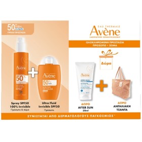 Avene Promo Spray Solaire 100% Invisible Αντιηλιακό Σπρέυ SPF50+ 20...