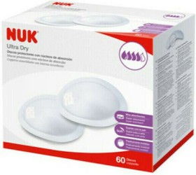 Nuk Επιθέματα Στήθους Ultra Dry, 60 τεμάχια