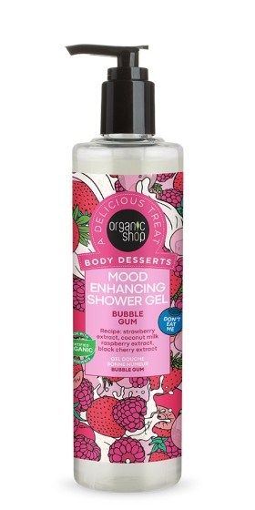 Natura Siberica Organic Shop Body Desserts Bubble Gum Αναζωογονητικό Αφρόλουτρο, 280 ml