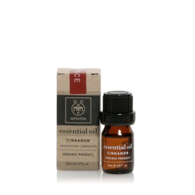 Apivita Essential Oil Cinnamon Αιθέριο Έλαιο Κάνελλα 5ml