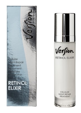 Version Retinol Elixir Αντιγηραντική Κρέμα Νυκτός για Πρόσωπο, Λαιμό & Ντεκολτέ, 50ml