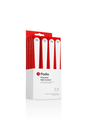 Podia Premium Nail Control Επαγγελματική Λίμα Διπλής Όψης, 5 Τεμάχια