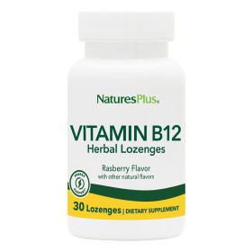 Natures Plus B-12 1000mcg (Raspberry Logenzes), 30 Παστίλιες