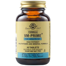 Solgar Formula VM Prime 50+ Συμπλήρωμα Πολυβιταμινών Για Άτομα 50+ ...