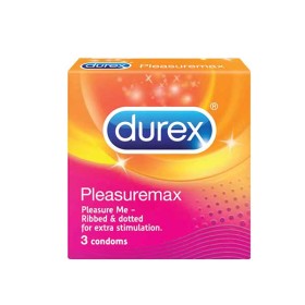 Durex Pleasuremax Προφυλακτικά με Ραβδώσεις και Κουκίδες, 3 τμχ