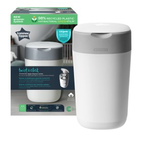 Tommee Tippee Twist & Click White Λευκός Κάδος Απόρριψης Πάνας, 1 Τεμάχιο