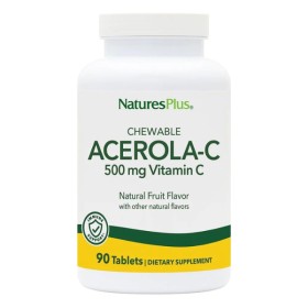 Natures Plus Acerola C Complex 500mg Μασώμενη Βιταμίνη C, 90 Μασώμενες Ταμπλέτες