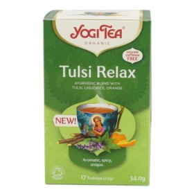 Yogi Tea Bio Tulsi Relax 34gr Αφέψημα για Χαλάρωση, 17 Φακελάκια