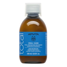 Apivita Natural Dental Care Total Φυσικό Στοματικό Διάλυμα με Δυόσμο & Πρόπολη 250ml