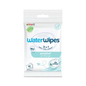 WaterWipes On the Go Υγρά Μαντηλάκια με 99,9% Νερό, 10τμχ