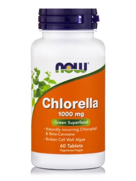 Now Foods Chlorella 1000 mg Συμπλήρωμα Διατροφής με Αποτοξινωτικές ...