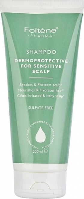 Foltene Pharma Shampoo Dermoprotective Σαμπουάν Με Απαλή Σύνθεση Για Ευαίσθητο Τριχωτό 200ml