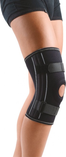 Anatomic Line Επιγονατίδα με Οπή σε Μαύρο χρώμα 5022 XL