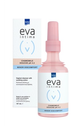 Eva Intima Chamomile Douche PH4,2 Minor Discomfort Κολπική Πλύση Με Καταπραϋντική Δράση, 147ml