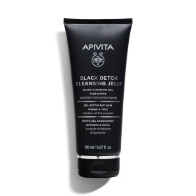Apivita Black Detox Cleansing Jelly Μαύρο Τζελ Καθαρισμού Προσώπου & Ματιών, 150ml