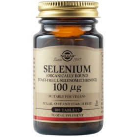 Solgar Selenium 100μg Σελήνιο, 100 Ταμπλέτες