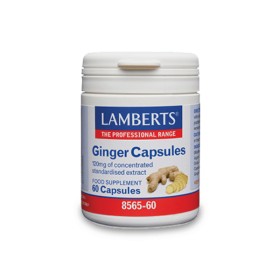 Lamberts Ginger 120mg, 60 Κάψουλες