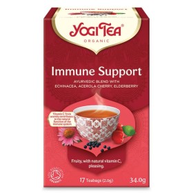 Yogi Tea Immune Support Αφέψημα για Ενίσχυση του Ανοσοποιητικού, 17x2g
