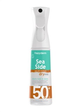 Frezyderm Sea Side Dry Mist SPF50+ Αντηλιακό Spray Σώματος για Όλη την Οικογένεια, 300ml