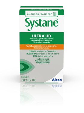 Alcon Systane Ultra Drops Λιπαντικές Οφθαλμικές Σταγόνες Χωρίς Συντ...