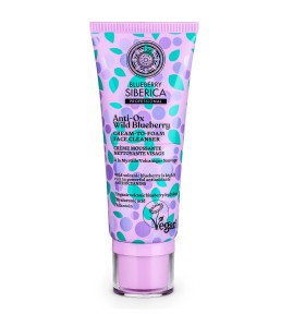 Natura Siberica Anti Ox Wild Blueberry Face Foam Cleanser Κρεμώδης Αφρός Καθαρισμού Προσώπου για Όλους τους Τύπους Επιδερμίδας 100ml