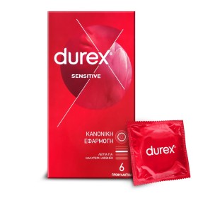 Durex Προφυλακτικά Sensitive Thin Feel, 6 Tεμάχια