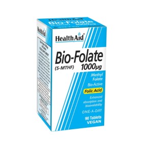 Health Aid Bio-Folate 1000μg Συμπλήρωμα Διατροφής Βιοενεργής Μορφής...