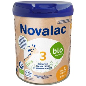 Novalac Bio 3 Βιολογικό Γάλα σε Σκόνη 2ης Βρεφικής Ηλικίας 10m+, 800g