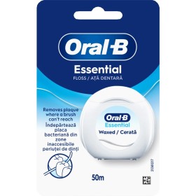 Oral-B Essential Floss 50m Κηρωμένο Οδοντικό Νήμα Χωρίς Γεύση, 1τμχ