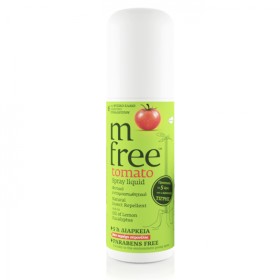 M Free Tomato Spray Lotion Φυτική Εντομοαπωθητική Λοσιόν, 80ml