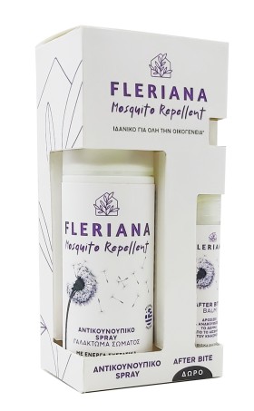 Power Health Promo Fleriana Mosquito Repellent Spray Αντικουνουπικό Σπρέι 100ml & After Bite Φυσικό Βάλσαμο για Τσιμπήματα 7ml